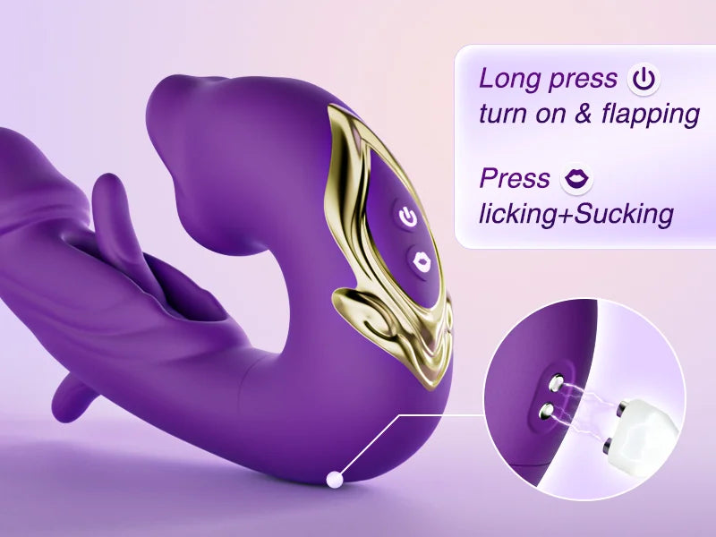 7 vibrations and 5 swing modes - G-spot vibrator