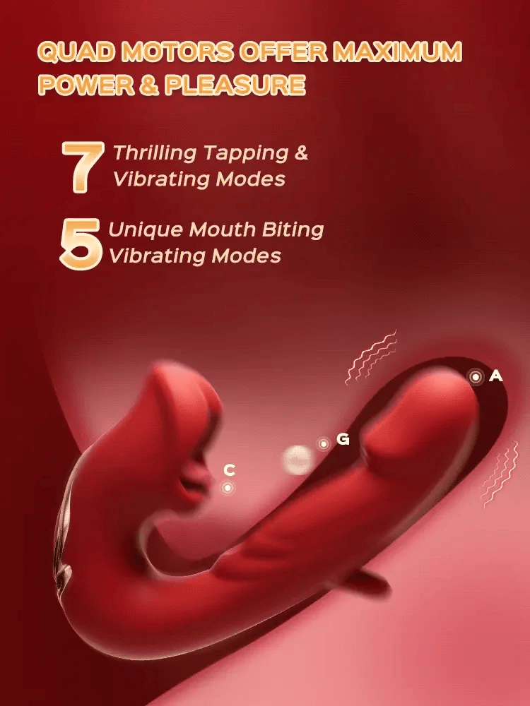 7 vibrations and 5 swing modes - G-spot vibrator