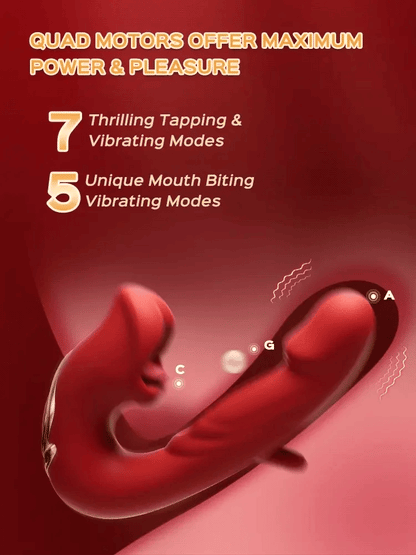 7 vibrations and 5 swing modes - G-spot vibrator